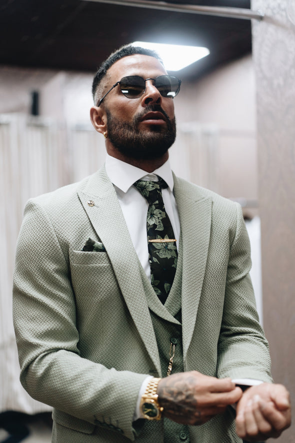 Guava - Pistachio Green 3 Piece Suit