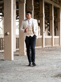 Jaxon - Light Beige/Beige 3 Piece Suit