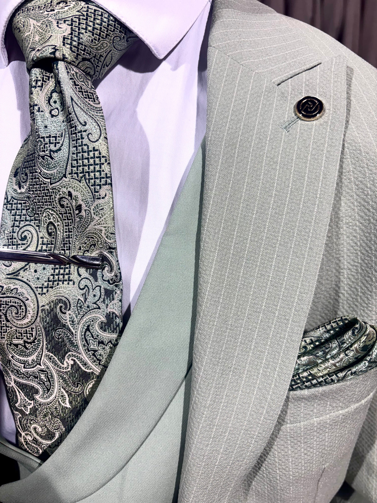Nova - Mint Green 3 Piece Suit