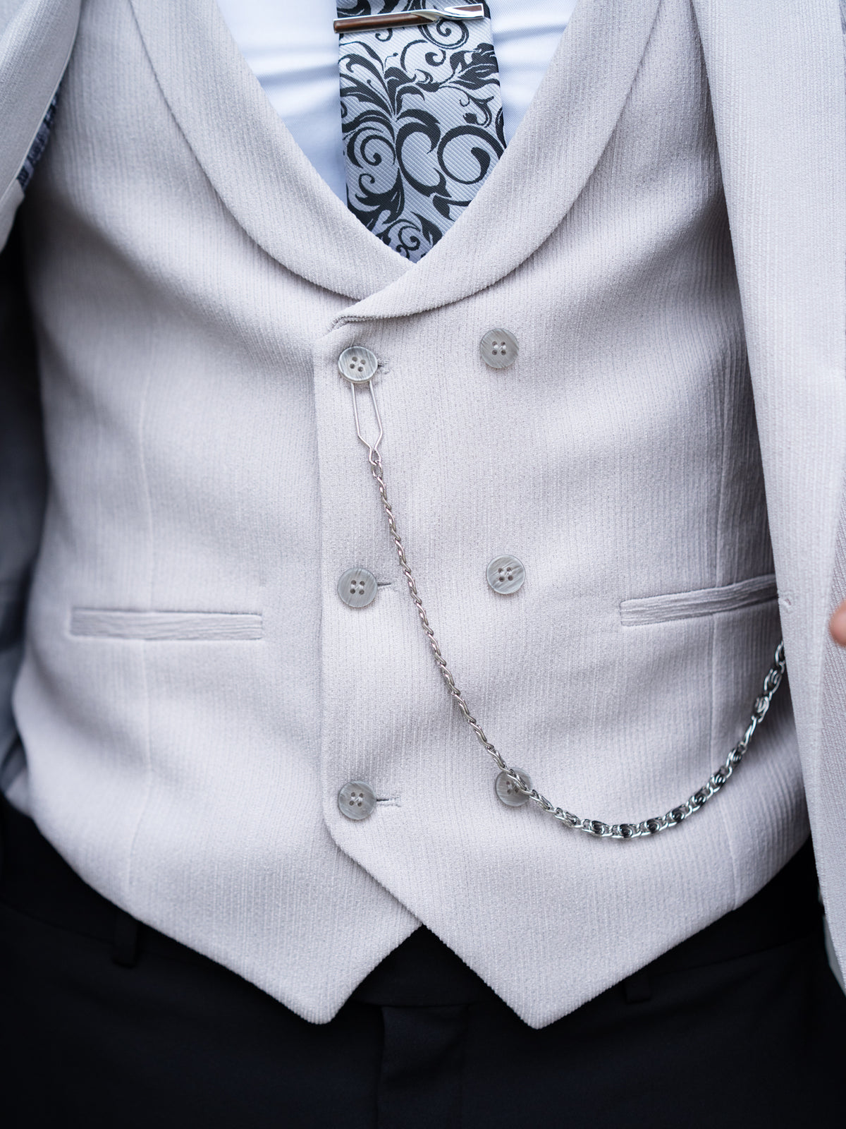 Hawthorne - Light Grey 3 Piece Suit