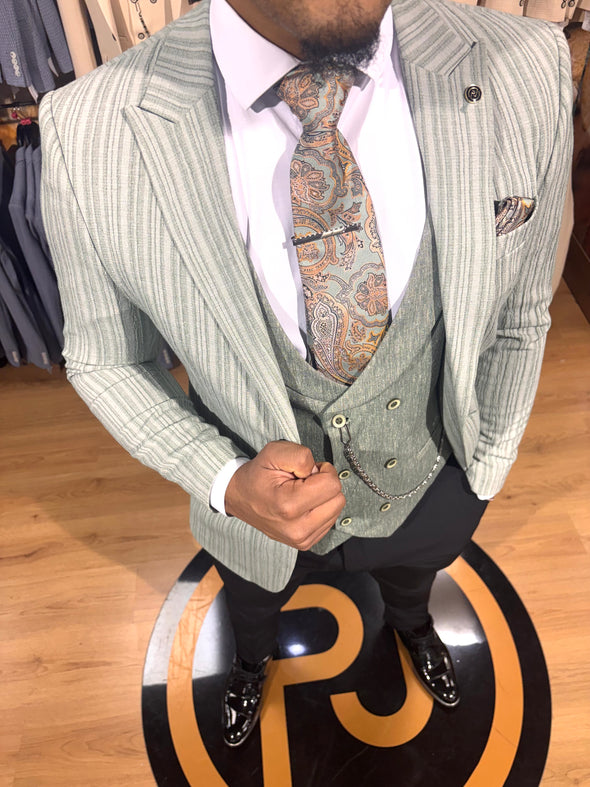 Riverside - Cool Mint 3 Piece Suit