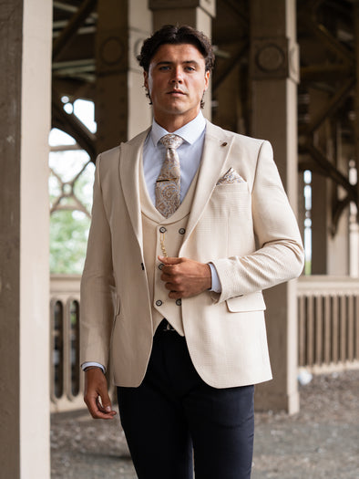 Concetto - Sand 3 Piece Suit