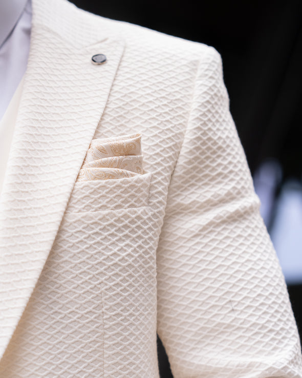 St Andrea - Light Cream 3 Piece Suit