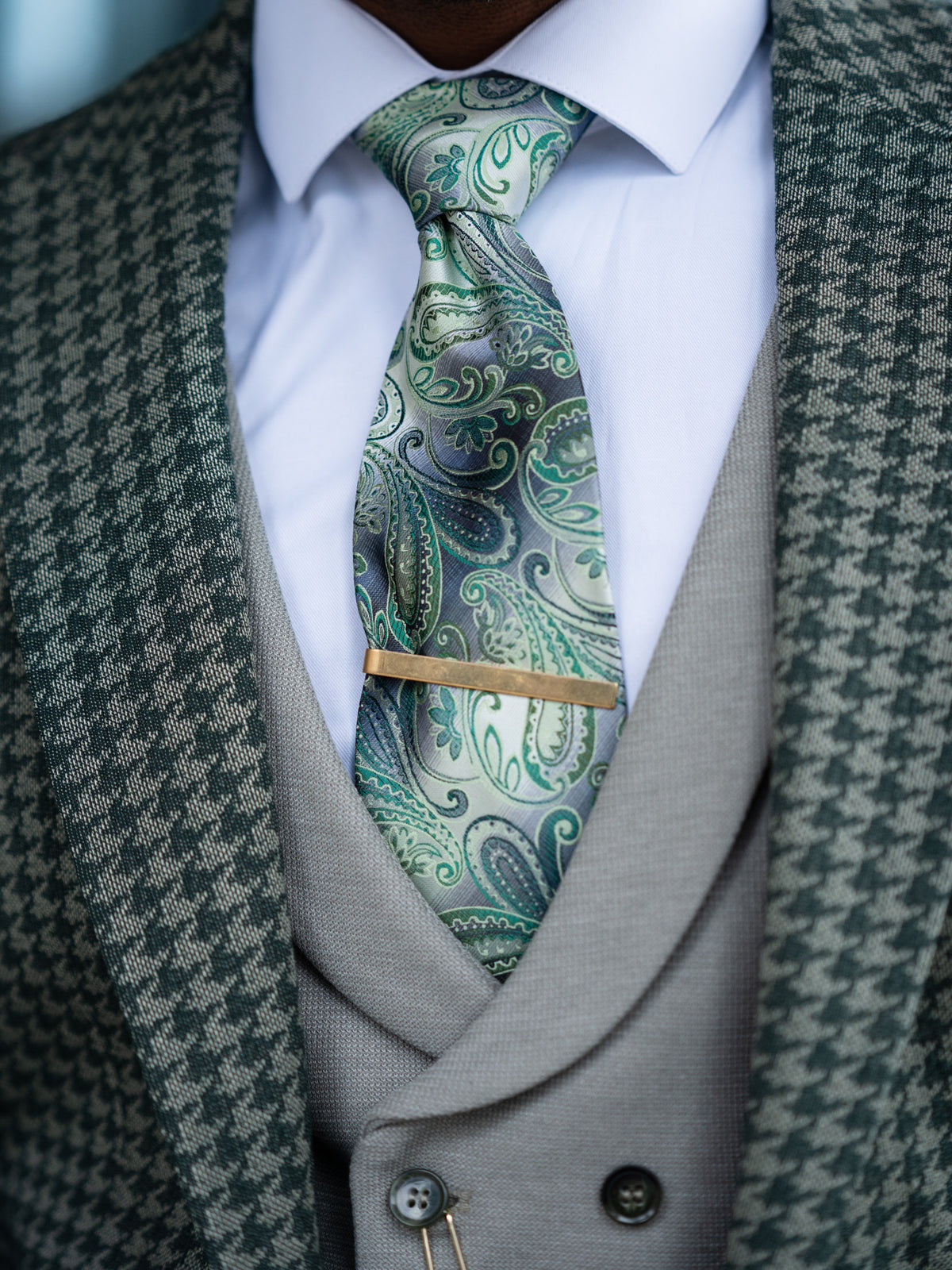 Astor - Forest Green/Sage 3 Piece Suit