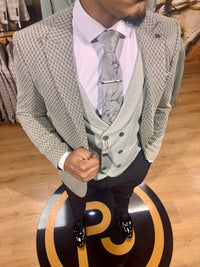 Aly - Green 3 Piece Suit