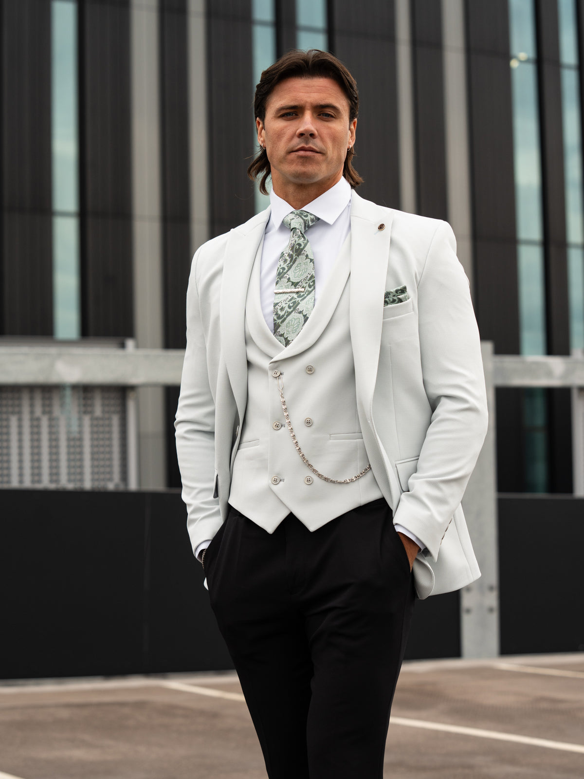 Beaumont - Light Mint 3 Piece Suit