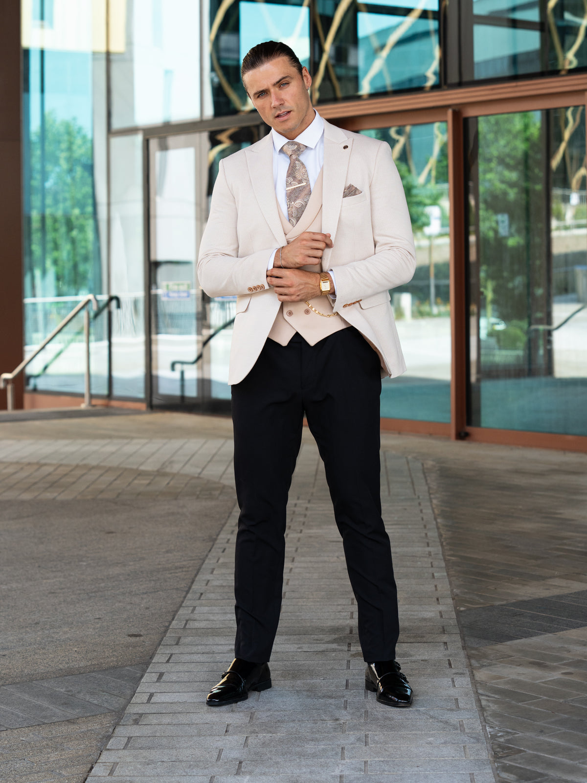 Olympus - Sand 3 Piece Suit