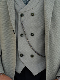 Osborne - Khaki 3 Piece Suit
