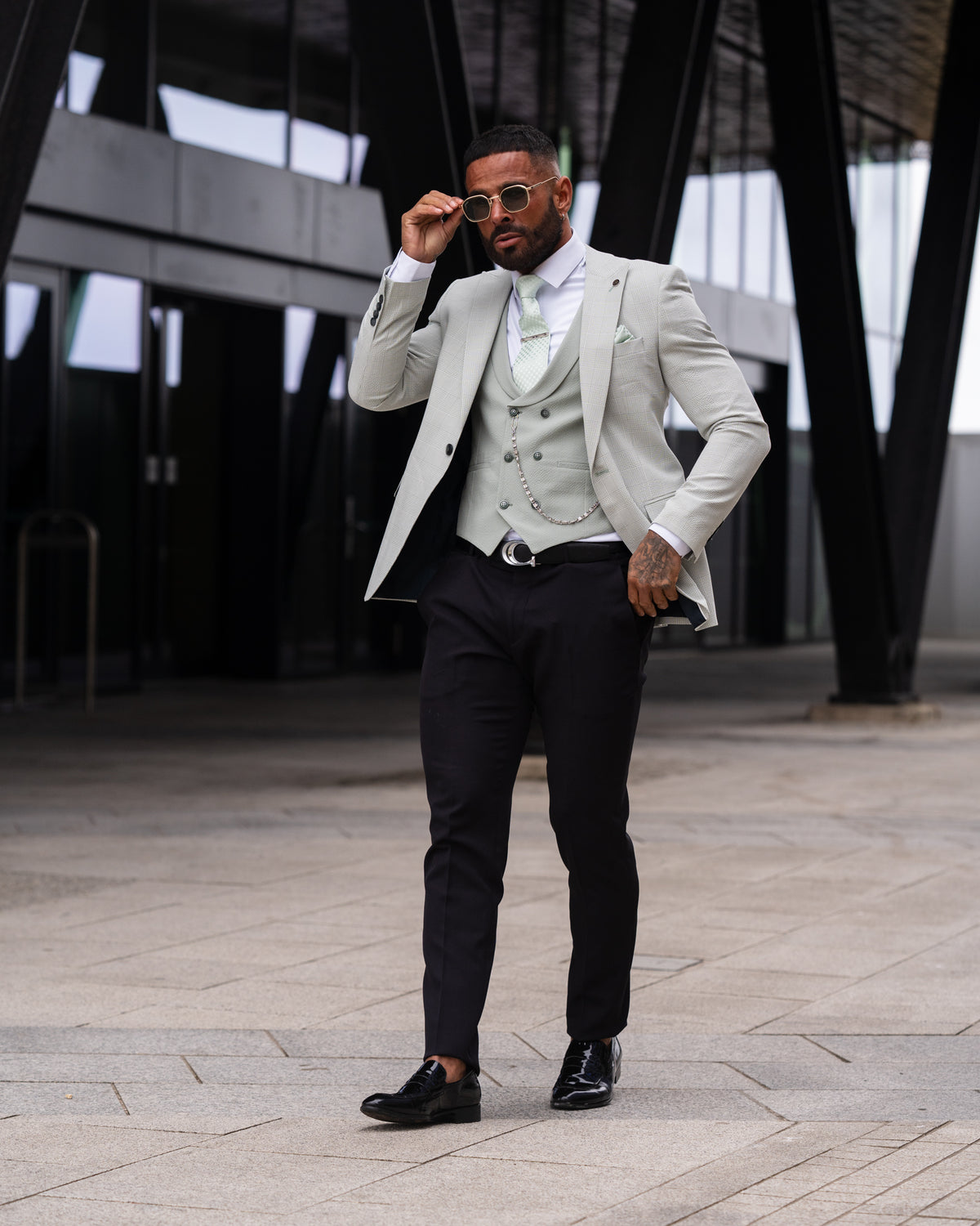 Grayson - Mint Green 3 Piece Suit