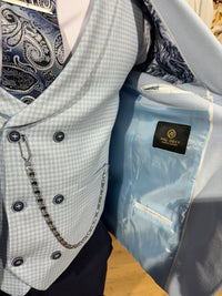 Edinburgh - Light Blue 3 Piece Suit