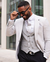 Dante - Light Grey 3 Piece Suit