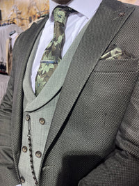 Littler - Bottle Green 3 Piece Suit