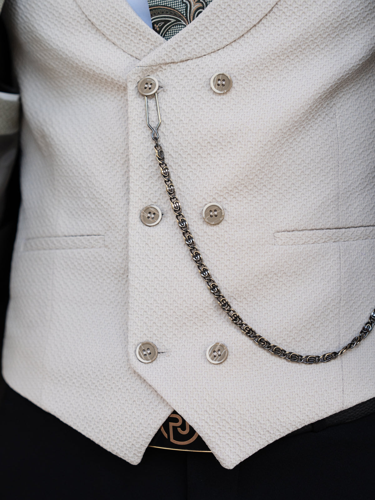 Braddock - Khaki/Beige 3 Piece Suit