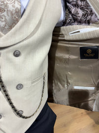 Canberra - Beige 3 Piece Suit