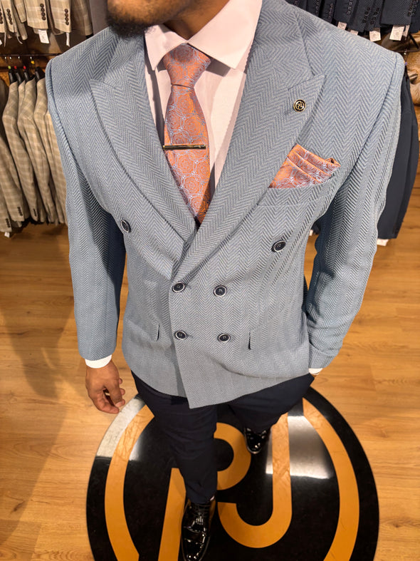 Roman - Sea Blue 2 Piece Suit
