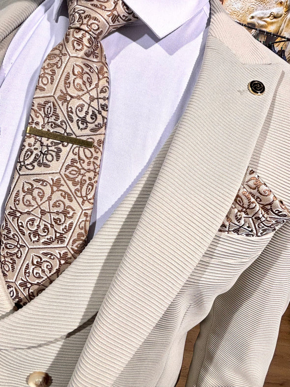 Draven - Stone 3 Piece Suit