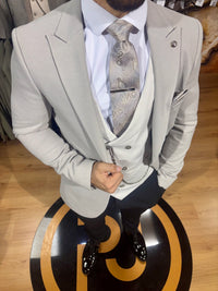 Whitmore - Concrete Grey 3 Piece Suit