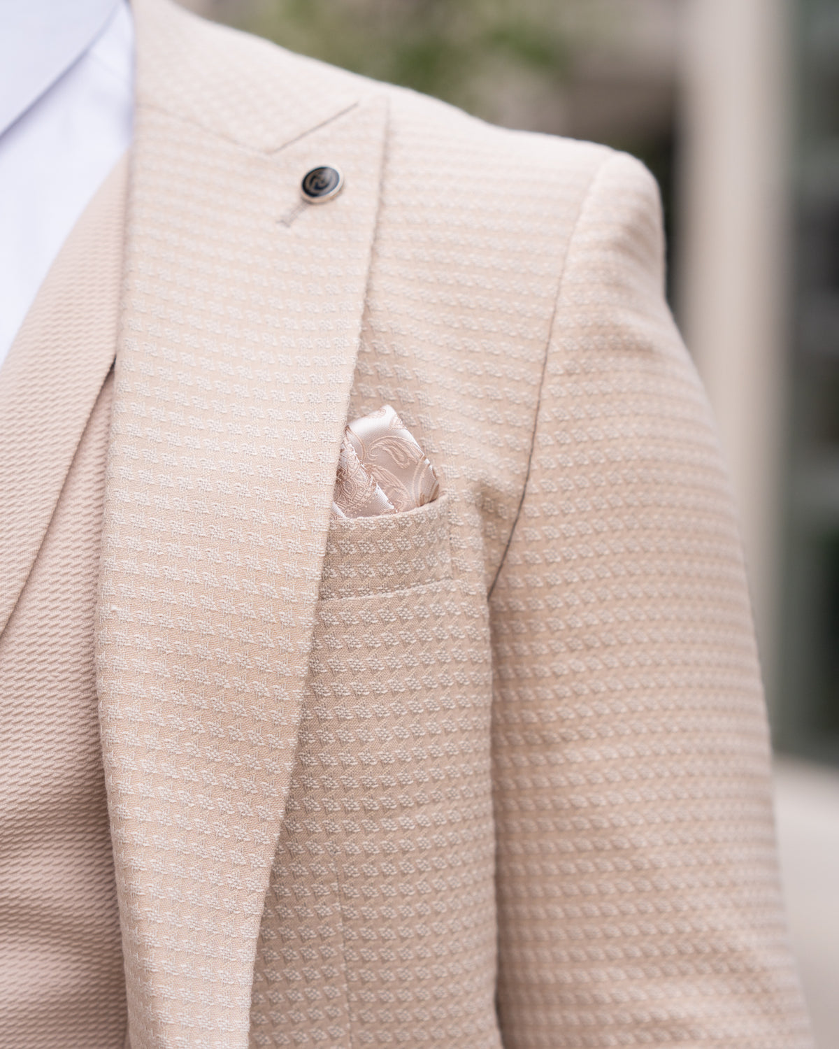 Volkov - Light Beige 3 Piece Suit
