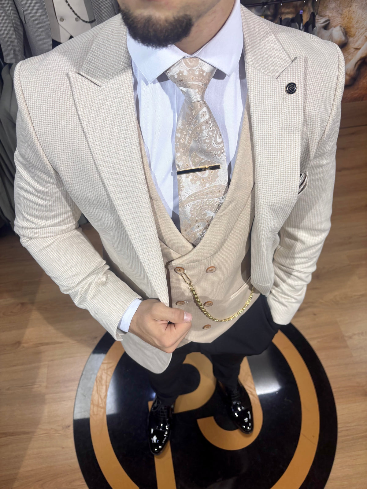 Olympus - Sand 3 Piece Suit