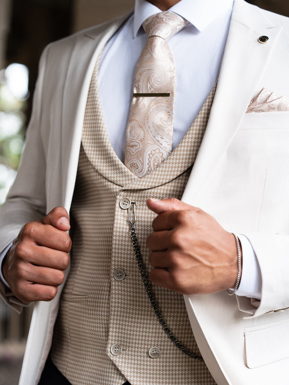 Jaxon - Light Beige/Beige 3 Piece Suit