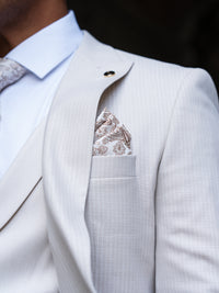 Elvis - Light Beige 3 Piece Suit