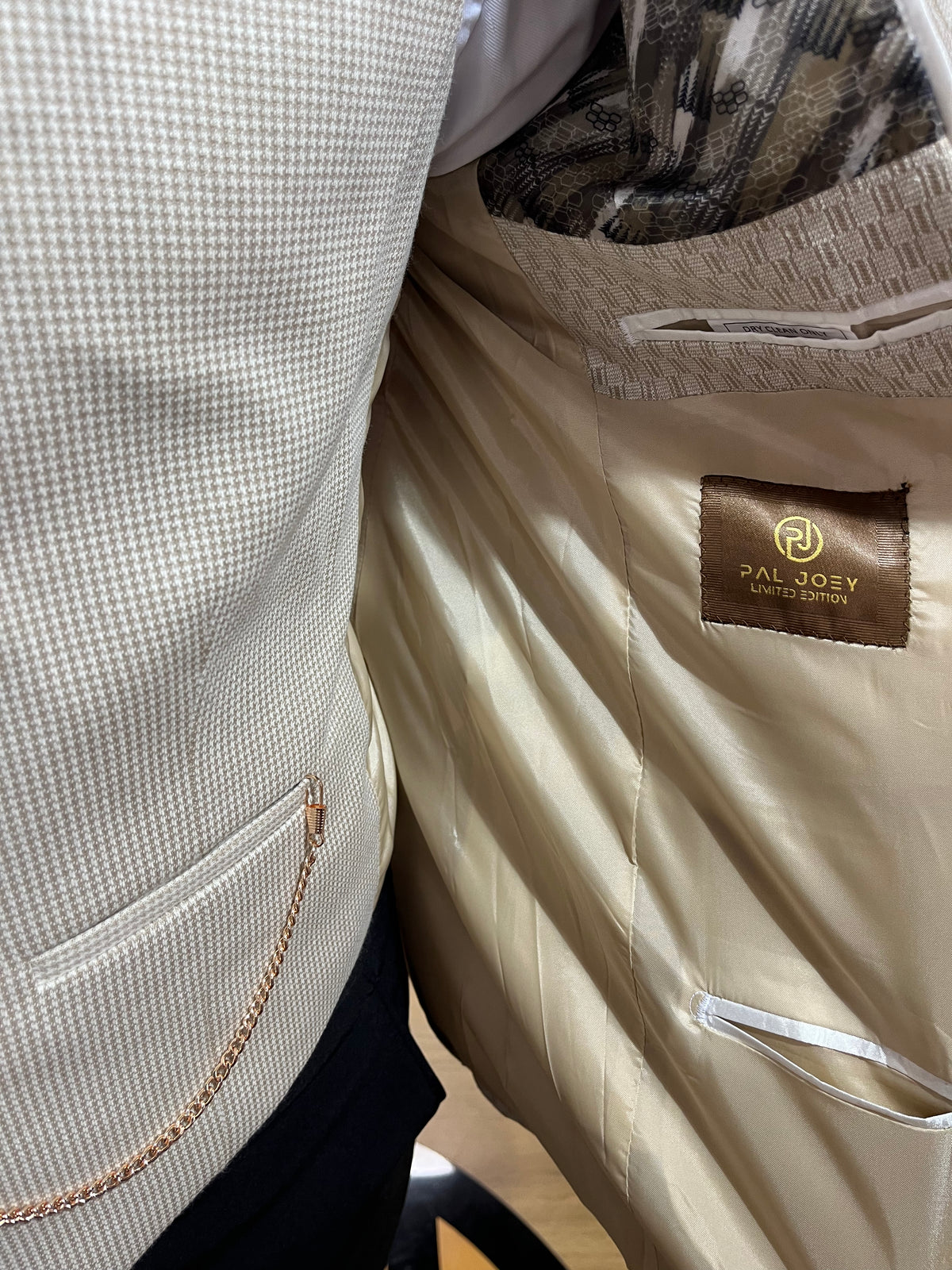 Pacino - Cream 3 Piece Suit