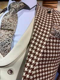 Cancun - Tan/Cream 3 Piece Suit