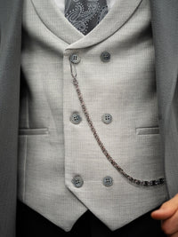 Davron - Anthracite Grey/Light Grey 3 Piece Suit