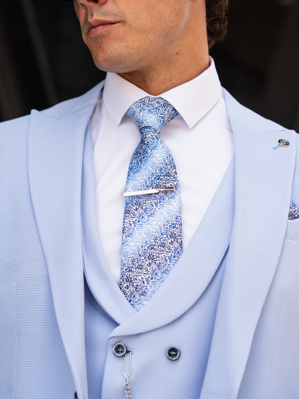 Alaska - Sky Blue 3 Piece Suit