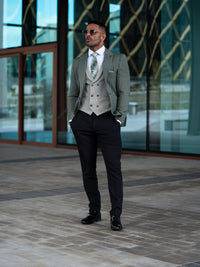 Astor - Forest Green/Sage 3 Piece Suit