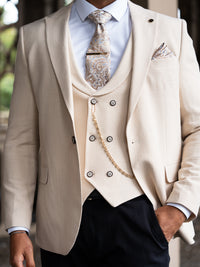 Concetto - Sand 3 Piece Suit