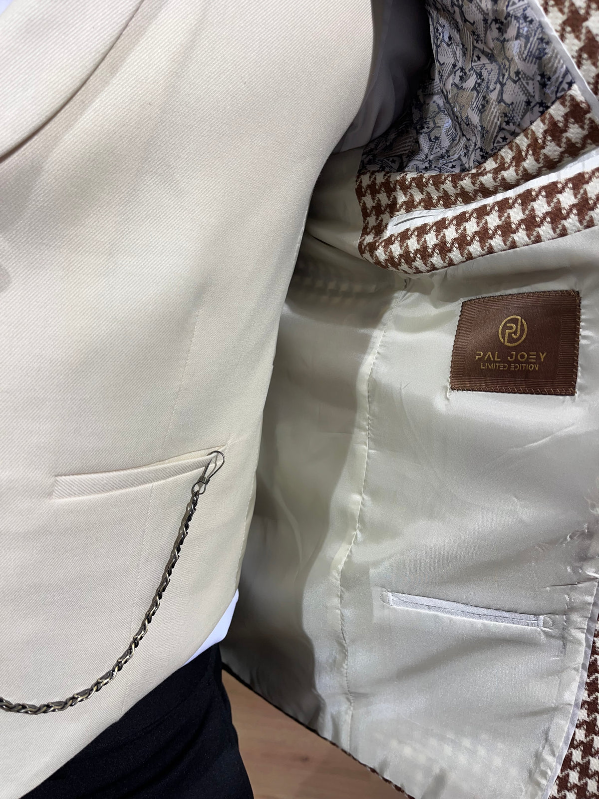 Cancun - Tan/Cream 3 Piece Suit