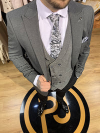 Gerwen - Charcoal Grey 3 Piece Suit