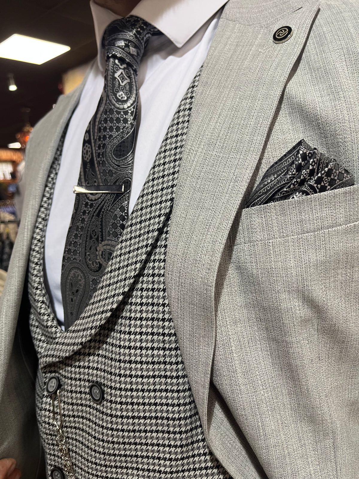 Reeves - Grey 3 Piece Suit