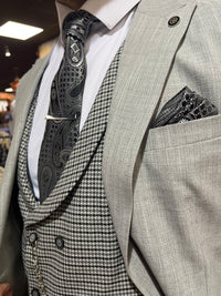 Reeves - Grey 3 Piece Suit