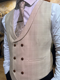 Waistcoat - 0007 Cream/Cream