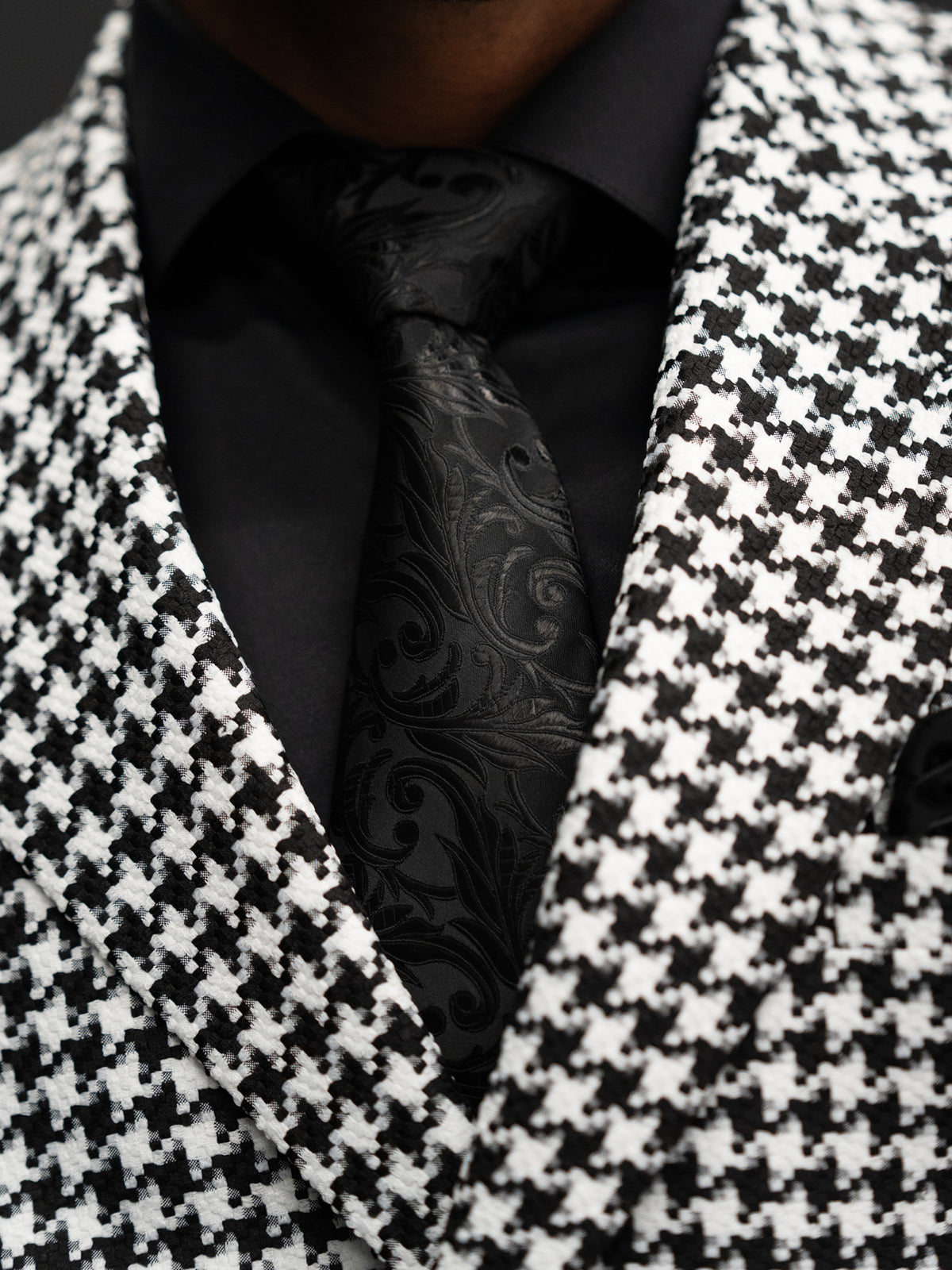 Mayfair - Black/White 2 Piece Suit