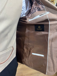 Kluivert - Tan/Beige 3 Piece Suit