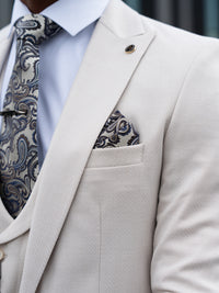 Valerian - Light Beige 3 Piece Suit