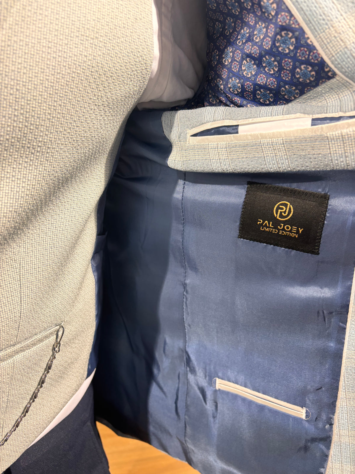 Santo - Sky Blue 3 Piece Suit
