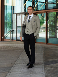Osborne - Khaki 3 Piece Suit