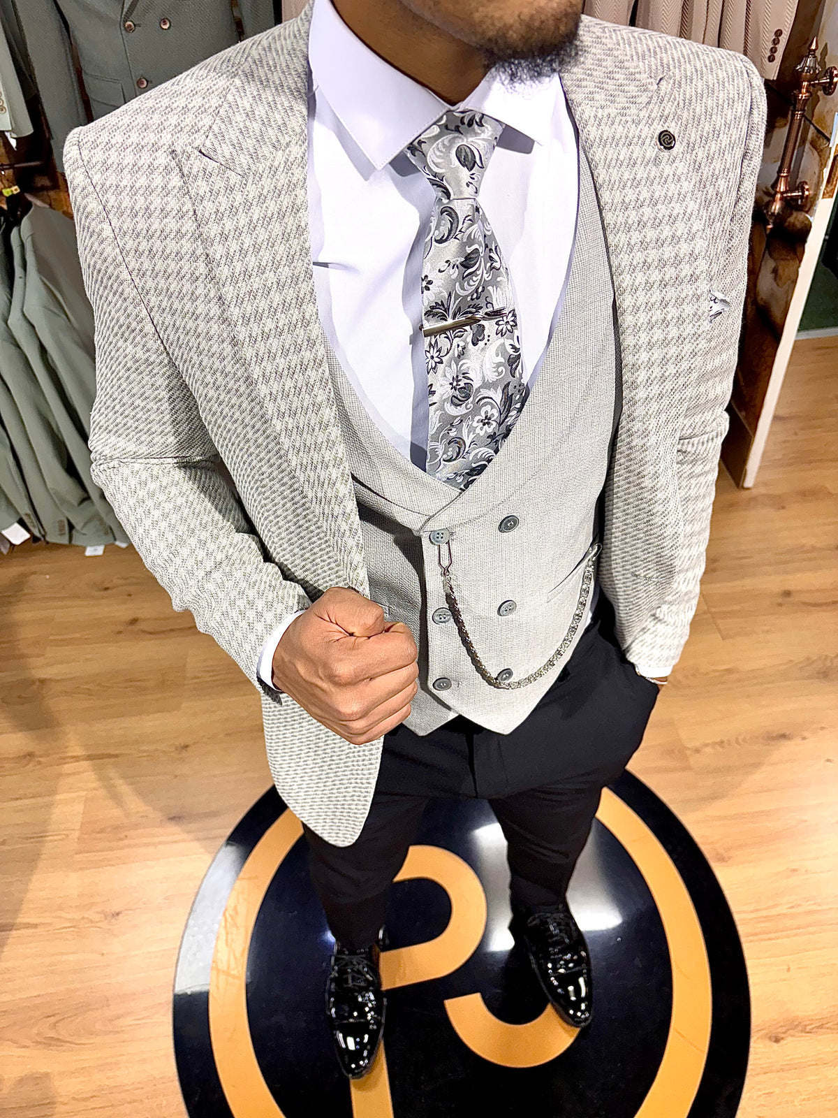 Torrance - Grey 3 Piece Suit