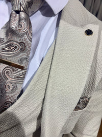 Cassidy - Beige 3 Piece Suit