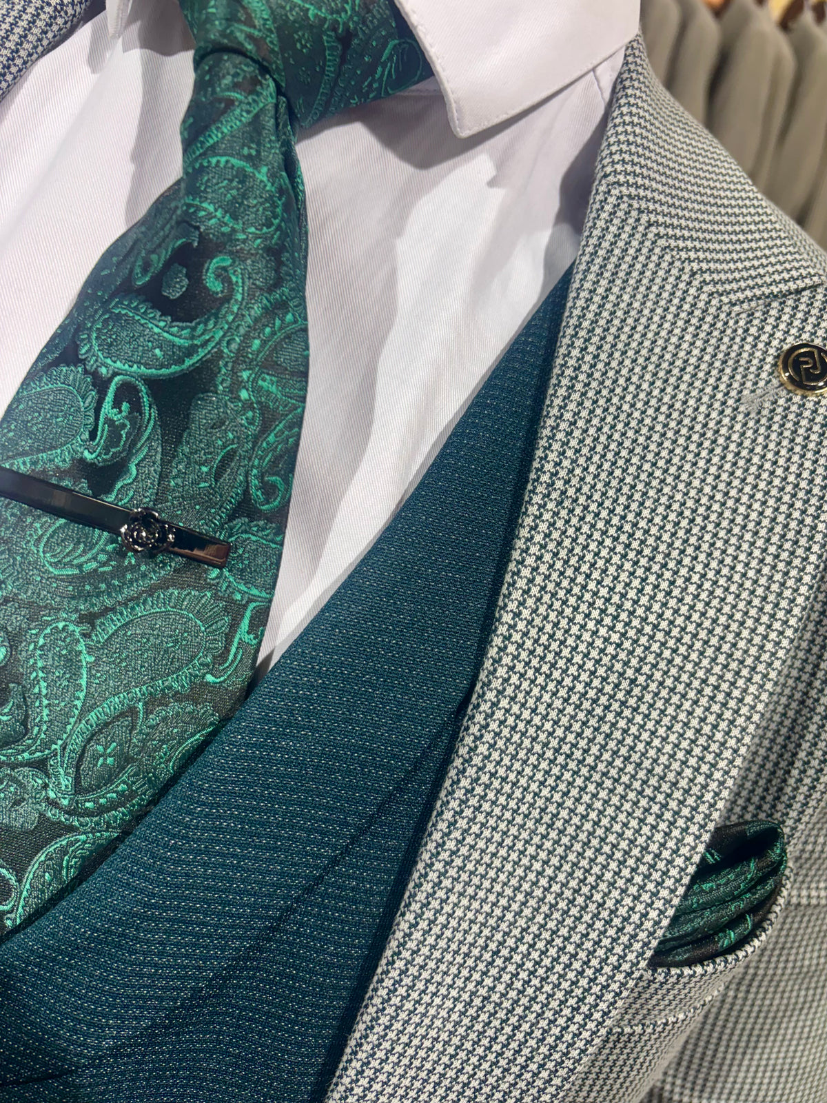 Caldwell - Emerald Green 3 Piece Suit