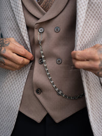 Kirill - Light Brown 3 Piece Suit