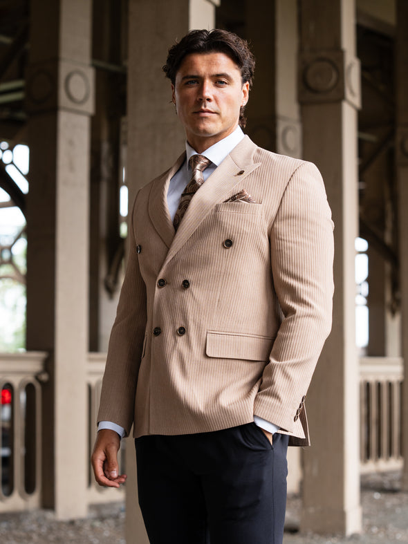 Newton - Tan 2 Piece Suit
