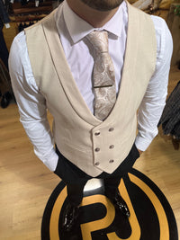 Waistcoat - 0005 Cream/Beige