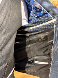 Azriel - Blue/Black 3 Piece Suit