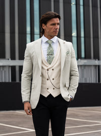 Killian - Pale Green/Cream 3 Piece Suit