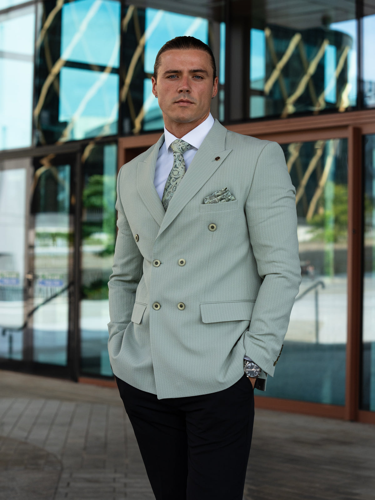 Mantis - Mint Green 2 Piece Suit
